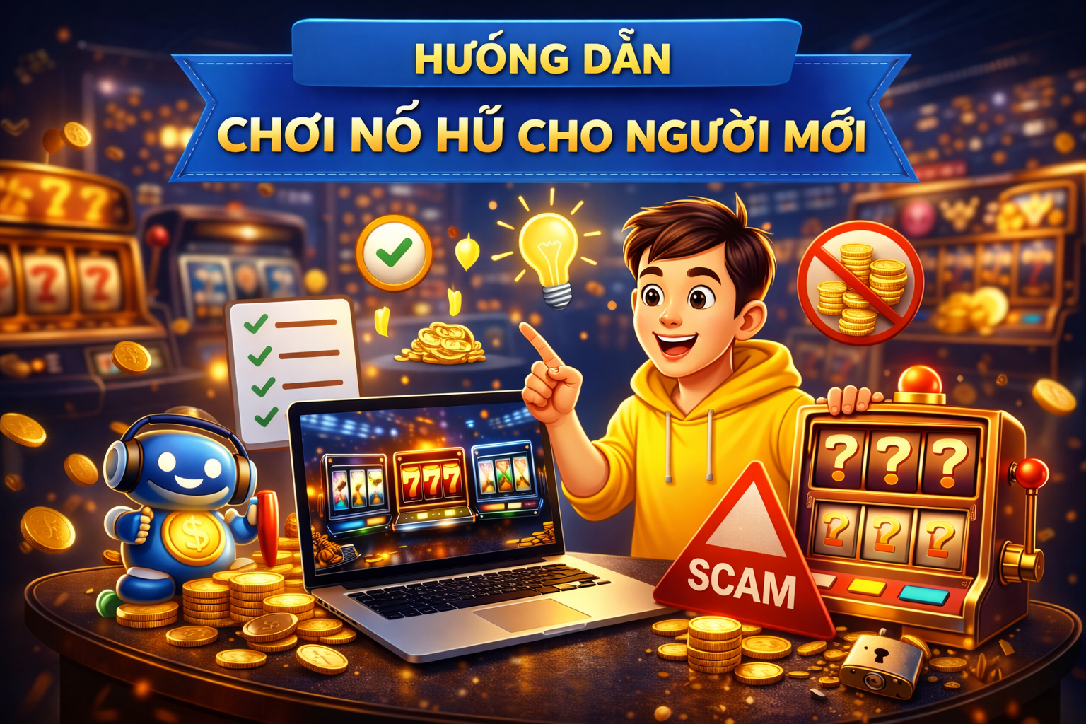 Hướng dẫn chơi nổ hũ cơ bản